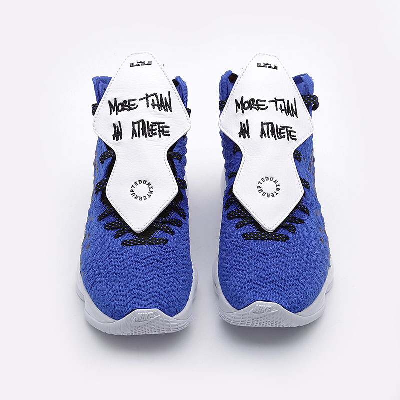 синие баскетбольные кроссовки Nike Lebron XVII MTAA CT3464-400 - цена, описание, фото 3